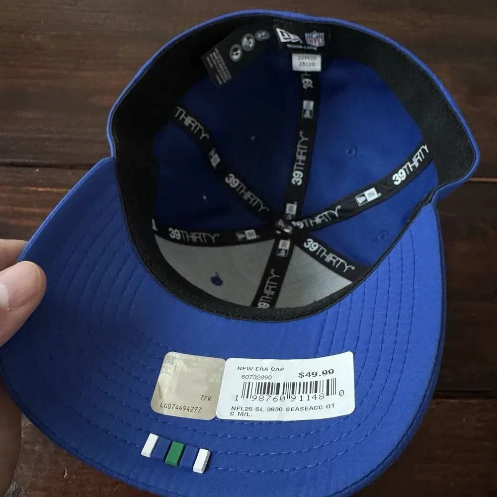 Seattle Seahawks New Era Retro Sideline Performance 39THIRTY Fitted Hat
